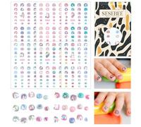 Pegatinas De Uñas Para Niños, 6 Hojas, 280 Diseños De Pegatinas De Uñas Para Niños, Lindas Pegatinas De Uñas De Unicornio, Para Niños, Niñas, Mujeres, Regalo De Decoración Puntas (Unicornio Arcoíris)