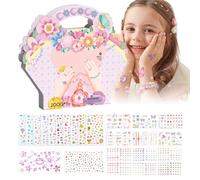 Pegatinas De Uñas Para Niños - Princesa y Jardín Elf Designs | Juego Completo De Pegatinas Lindas, Perfecto Para Niñas, Arte De Uñas Colorido, Ideal Para Fiestas, Actividades Artesanales, Daily Spe