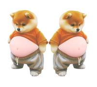 Pegatinas De Vientre De Animales - Lindas Pegatinas Ďe Perros Para Portátiles | Dos Belly Śtickers, Lindos 3D Y Tiernos B́elly Štickers, Calcomanías 3D B̀elly Journal Para A