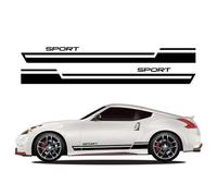 Pegatinas de Vinilo con diseño de Rayas Laterales para Nissan Z-Cars 350Z 370Z Fairlady Z33 Z34, Accesorios de Estilo