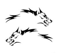 Pegatinas de vinilo para coche con lobos que mejoran el atractivo estético de tu vehículo