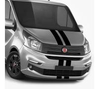 Pegatinas de Vinilo para el capó del Coche, para Fiat Talento, para Renault Trafic, para Nissan NV300 y para Opel Vivaro Van Sport, Accesorios de Tuning, calcomanías de Rayas para faldones Laterales.