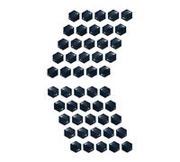 Pegatinas De Vinilo para Moto - 2 Pegatinas Antiarañazos | Almohadilla Protectora Hexagonal 3D Impermeable para Moto, Accesorio para Pintar, para Hombre, Uso Diario, Tanque