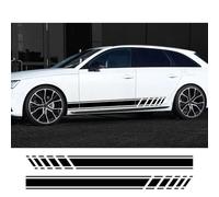 Pegatinas de Vinilo, para Puerta con diseño de Rayas, para Coche, Accesorios de Tuning, para Audi A4, B8, B9, B7, 8W, 8K, 8E, B6, S4, RS4, Avant, Allroad TFSI