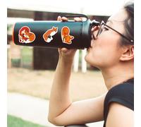 Pegatinas de zorro personalizadas, calcomanías de vinilo impermeables de zorro para personalizar tus pertenencias, haz brillar tu personalidad,