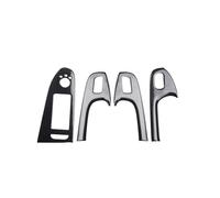 Pegatinas Decorativas Auto Compatible Con A4 B8 2009 2010-2013 2014 2015 2016 Coche LHD Consola Apoyabrazos Cambio Marchas Decoración Marco Cubierta Embellecedora(For Window Panel)