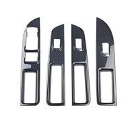 Pegatinas Decorativas Auto Compatible Con Ford Para Explorer 2016 2017 2018 LHD Puerta Interruptor De Ventana Eléctrica Panel De Elevación Embellecedor Cubierta Adhesivo Accesorio Interior(Style1)