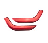Pegatinas Decorativas Auto Compatible Con Ford Para Ranger Para Everest 2023 Consola Central Palanca Cambios, Moldura Decorativa, Accesorios Interiores Estilo Coche(Red gear trim 2pcs)