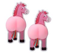 Pegatinas decorativas - Calcomanía de silicona 3D con forma de caballo,Decoración de dibujos animados de animales para cuaderno | Para Cuadernos Tazas Laptop Maletas Gafas Tablet y Paredes