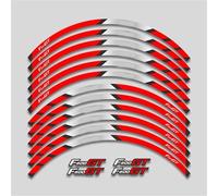 Pegatinas Decorativas Cinta Adhesiva para Neumáticos para BMW F800GT F800 GT, Pegatinas para Ruedas, Bujes, Llantas, Rayas Reflectantes, Calcomanías Decorativas(Rosso)