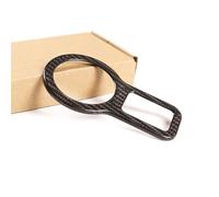 pegatinas decorativas Compatible con Maserati Para Ghibli Para Quattroporte 14-21 marco del interruptor faros delanteros botón arranque del motor decoración pegatinas(Black b)