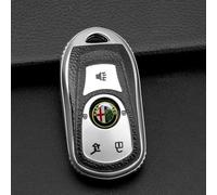 Pegatinas Decorativas de 14 Mm para el Emblema de La Llave del Coche, para Alfa Romeo Tonale Stelvio Mito Giulietta Giulia Alfa 4C,B-5PCS