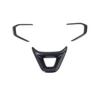 Pegatinas Decorativas Embellecedor De Volante Coche Accesorios Decorativos Interiores Fibra Carbono ABS Para Chevy Para Seeker Para Trax 2023 Y 2024 Cubierta Consola Decoración