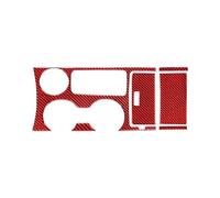 Pegatinas Decorativas Fibra Carbono Para Ford Para Explorer 2013-2019 Interior Taza Agua Panel Engranajes Decoración Cubierta Pegatina Embellecedora Embellecedora Fibra Carbono(Red)