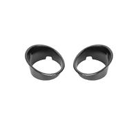 Pegatinas decorativas for faros antiniebla delanteros de coche, aptas for Dodge Nitro, accesorios exteriores(Black)