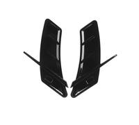 Pegatinas Decorativas Guardabarros Laterales Ventilación Coche, ABS, para A3, A4, A5, A6, A7, A8, Q3, Q5, Q7, RS5, RS6, RS7, S3, S4, S5 1 Par(Glossy Black)