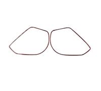 Pegatinas Decorativas para Accord 10.a generación 2018-2021, Marco de Sonido para Puerta Interior de Coche, Pegatina embellecedora de Fibra de Carbono Embellecedora Fibra Carbono(Red)