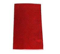 Pegatinas Decorativas para Chevrolet para Camaro 2010-2015 Interior del Coche Panel de apoyabrazos Central Pegatina embellecedora de Fibra de Carbono Embellecedora Fibra Carbono(Red Carbon Fiber)