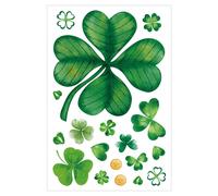 Pegatinas decorativas para el Día de San Patricio, pegatinas decorativas para ventanas del Día de San Patricio