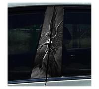 Pegatinas Decorativas Para El Pilar B Del Coche Con La Cruz Oración Dios Para Cubrir Arañazos Y Proteger El Pilar Central Coche Resistentes Al Agua Decoración Coches(Type D)