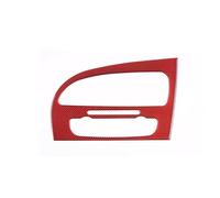 Pegatinas Decorativas Para La Rejilla De Ventilación Consola Central Del Coche, Compatibles Con Para Seat Para Leon Mk2 1P 2008-2012 Molduras interiores de coche(RHD Red)