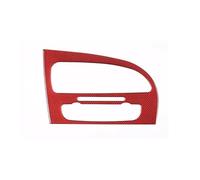 Pegatinas Decorativas Para La Rejilla De Ventilación Consola Central Del Coche, Compatibles Con Para Seat Para Leon Mk2 1P 2008-2012 Molduras interiores de coche(LHD Red)