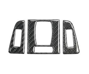Pegatinas Decorativas Para Salida De Aire Acondicionado, Control Central Automático De Fibra De Carbono, Accesorios Coche Para Serie 3 F30 3GT F34, 3 Uds. Tira interior