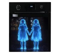 Pegatinas Decorativas Para Ventanas De Halloween - Decoraciones Espectrales De 34x34 Cm Pegatizas De Pared Ghost Girls | Decoración De La Casa Peluda Para Ventanas De Entrada Gafas Y Vacaciones De Ter