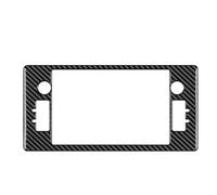 Pegatinas Decorativas Pegatina Fibra Carbono Suave Panel Navegación Embellecedor Interior Para Subaru Para BRZ Para Toyota GR86 2021 2022 2023 2024 Control Pegatina(Black Carbon)