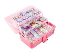 Pegatinas decorativas, pegatinas de dibujos animados, cute Sticker Sheets, Creative Goo Card Stickers, Goo Card Stickers, Cartoon Sticker Accessories, Three Layer Storage Box, Art Supply Stickers for