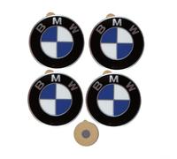 Pegatinas del logo de BMW para tapacubos de 45 mm