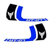 Pegatinas Depósito Tanque Combustible Empuñaduras Laterales Protector Almohadilla Pegatinas Accesorios Motocicleta Calcomanías Para MT-07 Para Twin Stripes