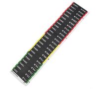 Pegatinas digitales fáciles de quitar para mancuernas, barras y más equipos (5-120 kg (agujero de 1 cm)