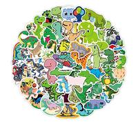 Pegatinas Dinosaurios 50pcs para Infantiles, Graffiti Vinilos Stickers para Bicicleta, Computadora Portátil, Botellas de Agua, Equipaje, Patineta, Motocicletas