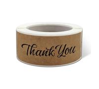 Pegatinas en Relieve 120 pegatinas de agradecimiento por su pedido, etiquetas for sellar sobres, decorativas, suministros papelería(Blue)