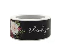 Pegatinas en Relieve 120 pegatinas de agradecimiento por su pedido, etiquetas for sellar sobres, decorativas, suministros papelería(Red)