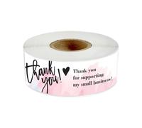 Pegatinas en Relieve 120 pegatinas de agradecimiento por su pedido, etiquetas for sellar sobres, decorativas, suministros papelería(Color 16)