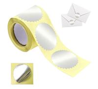 Pegatinas en relieve, papel de certificado, pegatinas de recompensa, 100 unidades, etiquetas autoadhesivas para tarjetas de Navidad, archivador de documentos, invitaciones de boda, fiesta de bebé