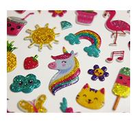 Pegatinas - Espuma - Summer Vibes - Glitter