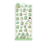 Pegatinas estéticas 3D - Etiquetas de scrapbooking de dibujos animados, pegatinas creativas de recompensa, cuaderno, cumpleaños, aula, negocios, profesores, escuelas, decoración del hogar, chimenea