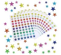 Pegatinas Estrellas Brillante, Pegatinas de Recompensa, Gomets Colores Surtidos, 1050 pcs Estrellas Pegatinas, Recompensa Estrella Pegatinas para Niños, Stickers Etiquetas Adhesivos