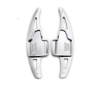 Pegatinas Extensoras Paleta Cambio Volante Aluminio Para Focus Para Kuga Para Ecosport Volante coche(Plata)