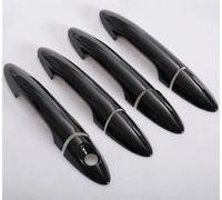 Pegatinas Exteriores Para Manija De Puerta Coche, Accesorios En Negro Brillante Para Kia Para Rio 3 K2 2011-2016(Black 0 button)