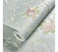 Pegatinas florales 3D únicas para transformar tu espacio, arte mural perfecto para cualquier habitación (53 cm x 3 m, JA105-azul)