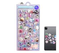 Pegatinas flotantes 3D - Pegatinas 3D lindas luminosas para niños - Calcomanías de animales de dibujos animados | Para Manuales Kits Tabletas Gourdes Escuela de Kindergarten Sala De Clase Decoración