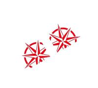 Pegatinas for Coche compatibles con Crafter Motorhome Custom Advanture Camper Van Graphics Vinyl Decor Decal Auto Tuning Accessories(Red)