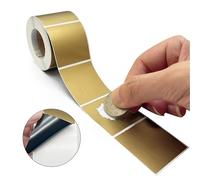 Pegatinas for rascar, 10 rollos de 2,5 cm, forma cuadrada redonda, pegatinas doradas for rascar for promoción hecha a mano, etiquetas adhesivas for juegos de lotería for bricolaje(Colora)