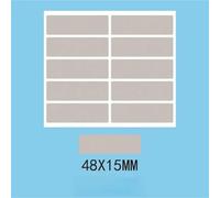 Pegatinas for rascar, 1000 unidades/paquete, etiquetas adhesivas rectangulares for rascar, 1,9x0,6 pulgadas for bricolaje(A-100pcs)