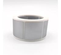 Pegatinas for rascar, 1000 unidades, pegatinas for rascar de 1 pulgada, cuadradas, 25 x 25 mm, en blanco for cubierta de código secreto, juego en casa, mensaje de boda for bricolaje(Silver)