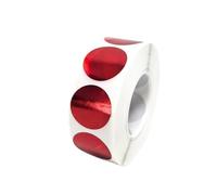 Pegatinas for rascar, 16x16mm, redondas, 1000 Uds., pegatinas holográficas en blanco for cubierta de código secreto, juego en casa, mensaje de boda for bricolaje(Red)